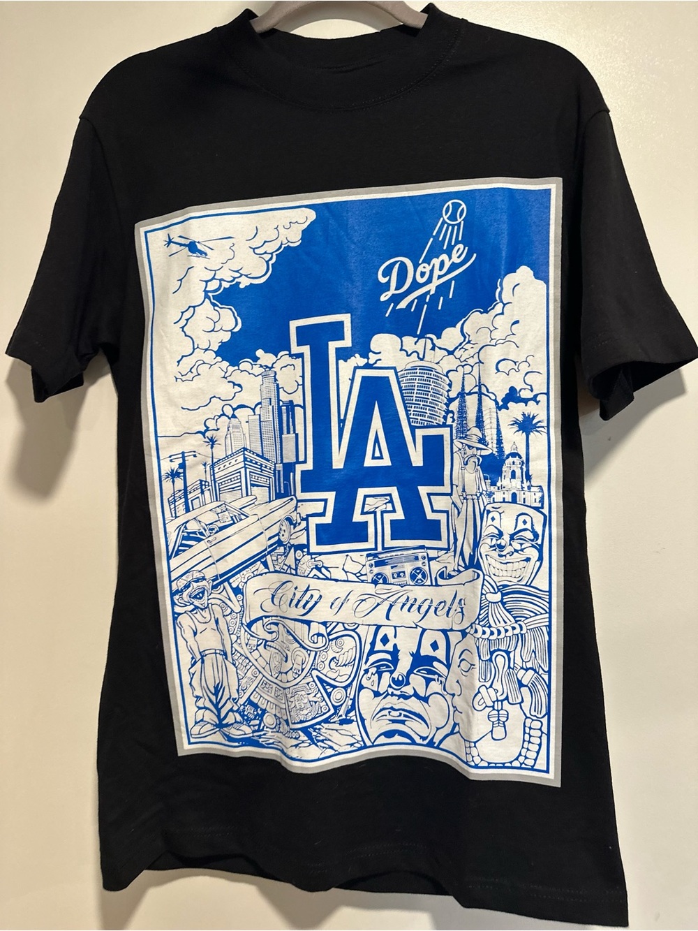 NWOT Dope Shaka Wear Streetwear SzM Los Angeles Chicano West Coast cultural tee